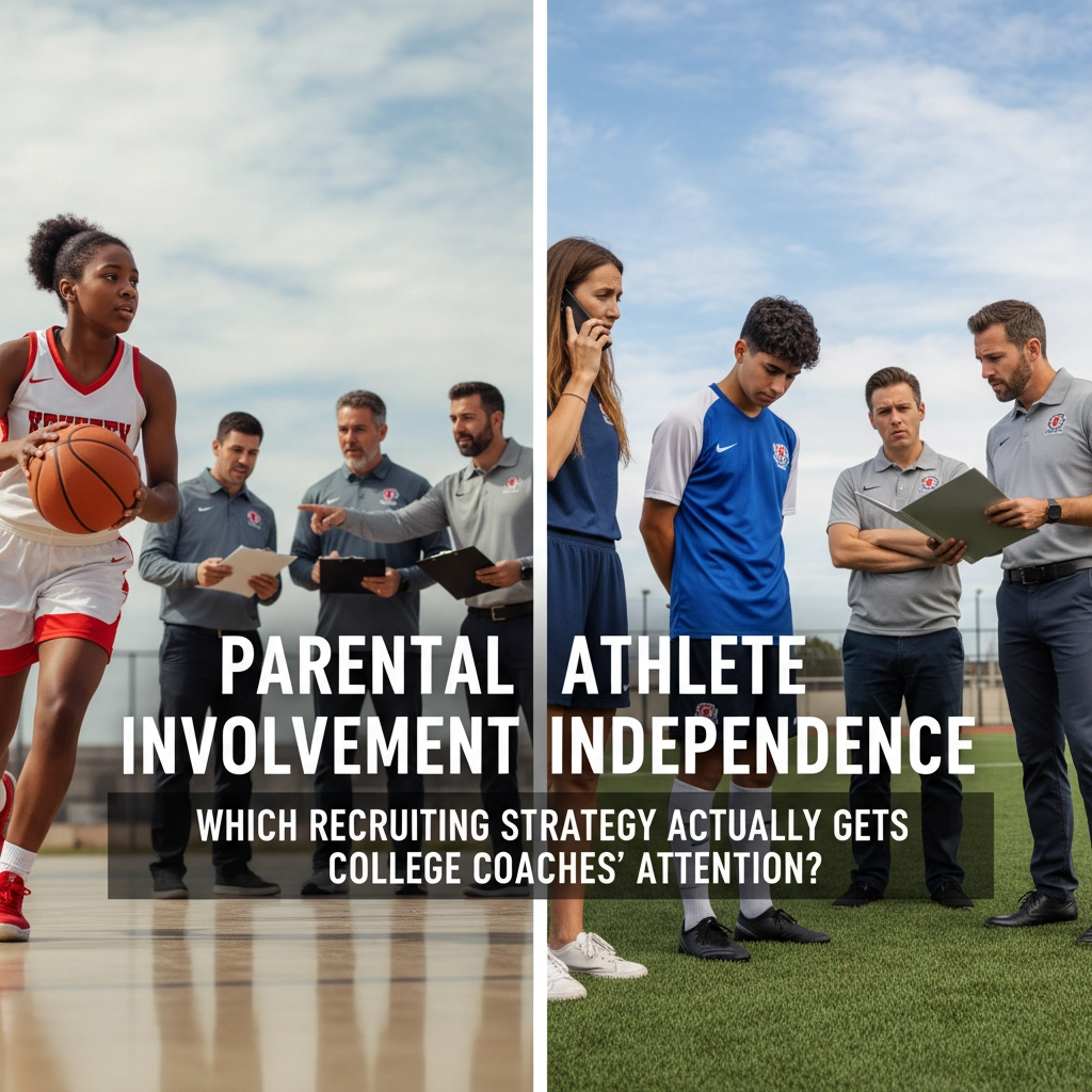 Parental Involvement vs. Athlete Independence: Which Recruiting Strategy Actually Gets College Coaches' Attention?